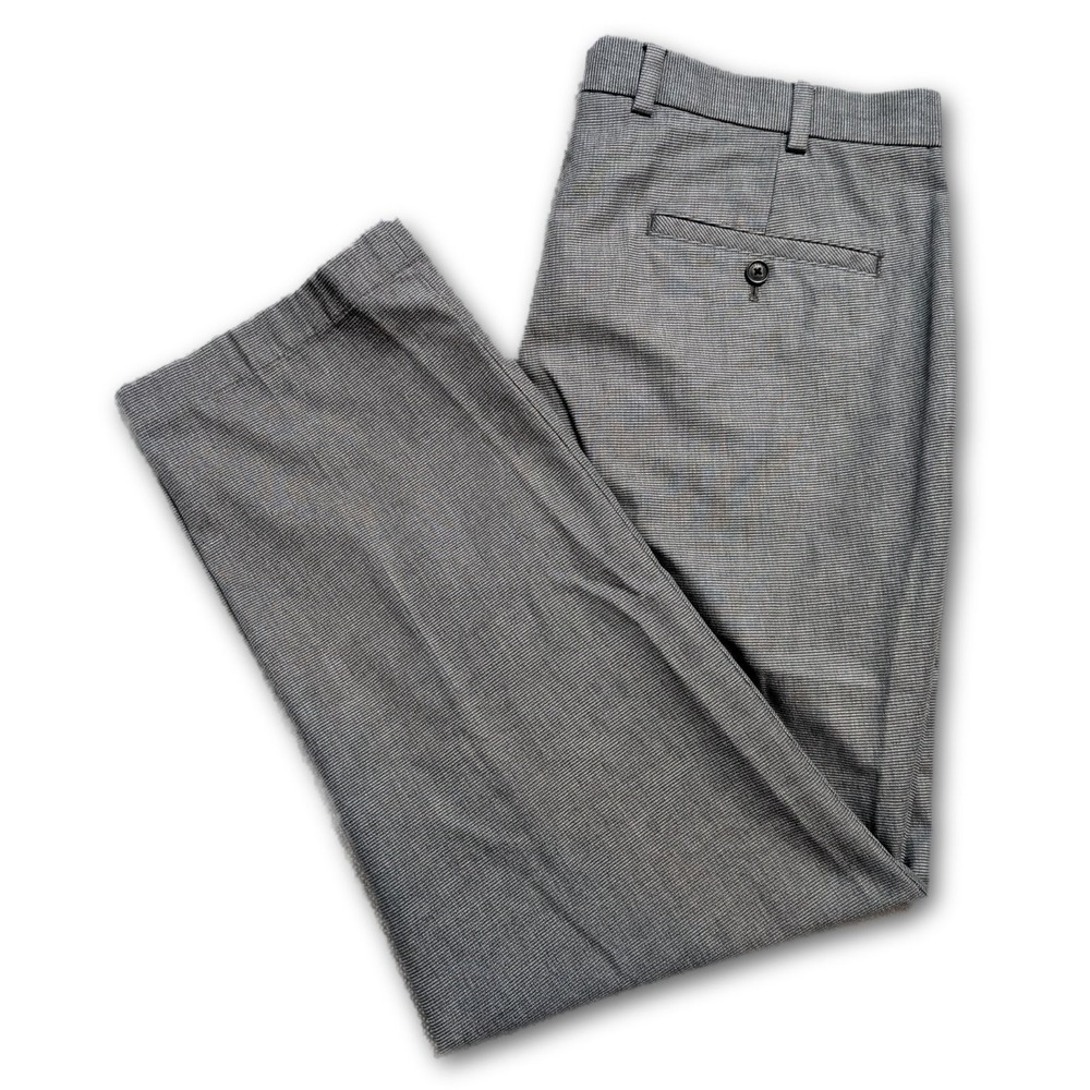 Brooks Brothers MBBL Mens Pants Advantage Chino Clark Gray 38x30 Woven Fit W38